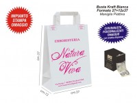 BUSTE IN CARTA MODELLO PIATTINA BIANCA